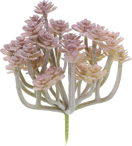 PATIKIL Mini Artificial Succulent Plants, Fake Succulents Plant Unpotted Realistic Textured Succulents for Home Garden Decoration, Purple in Saudi Arabia