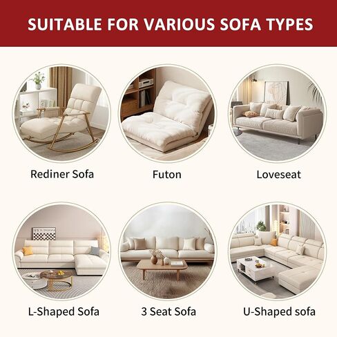 UWWGKK Couch Cover for Loveseat Covers Reversible, Christmas Bells Couch Slipcover with Tassel for Holidays,Living Room in Saudi Arabia
