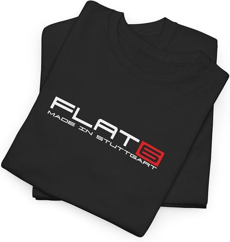 تي شيرت مسطح 6، تي شيرت 911 لمحبي السيارات الرياضية المبردة بالهواء، مصنوع في شتوتغارت لعشاق نوربورغرينغ ورياضة السيارات in Kuwait