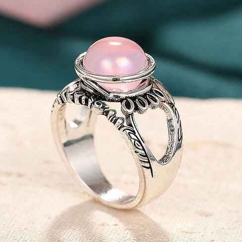 Retro Hollow-Out Asymmetric Design Ring for Women Wedding Band Jewelry in Saudi Arabia