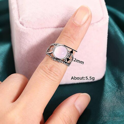 Retro Hollow-Out Asymmetric Design Ring for Women Wedding Band Jewelry in Saudi Arabia