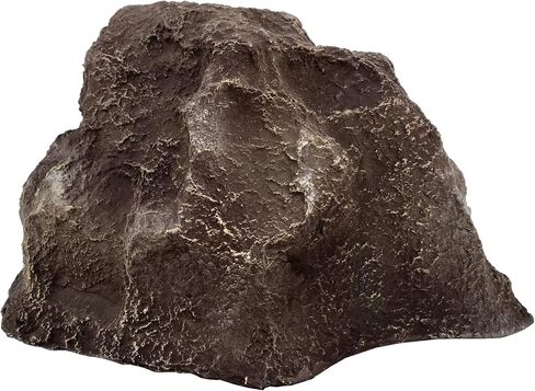 Backyard X-Scapes Artificial Rock for Landscaping Fake Rock Well Pump Cover for Decorating to Hide Pipe Fiberglass Boulder Covers Small Natural Grey 9 in H x 13 in W x 16 in L in Saudi Arabia