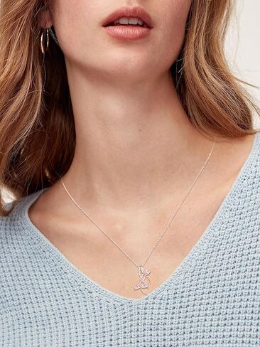 JIYVY32 Colorful Necklace for Women White Gold Butterfly/Dragonfly Animal Pendant Necklaces With 12 Months Birthstone Anniversary Christmas Birthday Gifts for Grandkids Her Wife in Saudi Arabia
