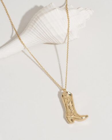 James Michelle Jewelry: Cowgirl Dreams Necklace for Women – 3-Year Color Guarantee – Waterproof, Non-Tarnish, Hypoallergenic, Gold PVD Coated – Great for Beach, Weddings, Gifts in Saudi Arabia