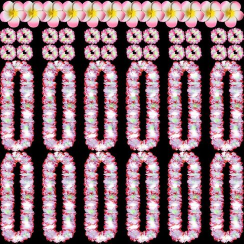 Sherr 48 Pcs Hawaiian LED Luau Leis Party Decorations Supplies Set 12 Light Up Tropical Leis Flowers Necklaces 24 Bracelets 12 Hair Clips Bulk Masquerade Wedding Summer Beach Carnival Party Favors in Saudi Arabia