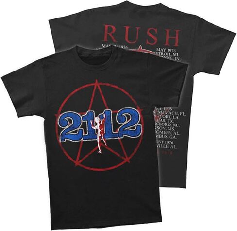 تي شيرت Cyberteez Rush 2112 Tour 1976 للرجال in Kuwait