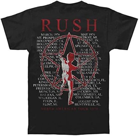 تي شيرت Cyberteez Rush 2112 Tour 1976 للرجال in Kuwait