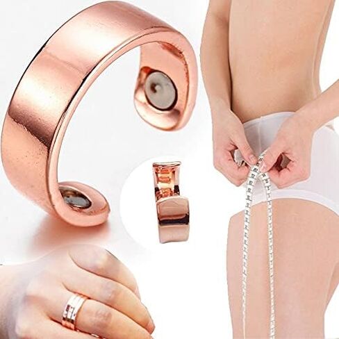 NIQIPOK Vayro Ring, Original Mgntc Wellness Rings for Women and Men Lymphatic Drainage Adjustable Stainless Steel Lymphatic Vitality Magneti Rings Anti Snoring Migraine Relief Jewelry in Saudi Arabia