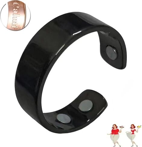NIQIPOK Vayro Ring, Original Mgntc Wellness Rings for Women and Men Lymphatic Drainage Adjustable Stainless Steel Lymphatic Vitality Magneti Rings Anti Snoring Migraine Relief Jewelry in Saudi Arabia