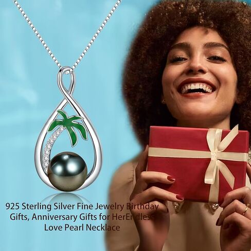 NONNYL Birthday Gifts for Women Wife Gift Anniversary,Pearl Necklace, Mothers Day Gifts for Mom Wife Women Jewelry Gift, Christmas Valentine's Day for Her in Saudi Arabia