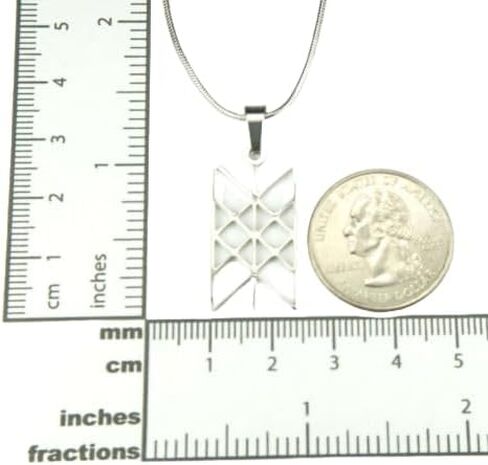 Generic Web of Wyrd Necklace, Skulds Net Norse Matrix of Fate Stainless Charm Pendant nb 18""(46cm) chain charm Fast Free Supply in Saudi Arabia