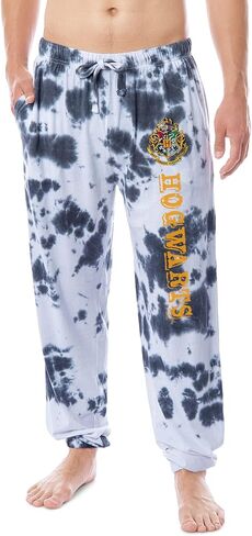 Harry Potter Men's Hogwarts House Crest Sleep Jogger Pajama Pants For Adults in Saudi Arabia
