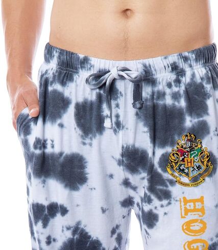 Harry Potter Men's Hogwarts House Crest Sleep Jogger Pajama Pants For Adults in Saudi Arabia