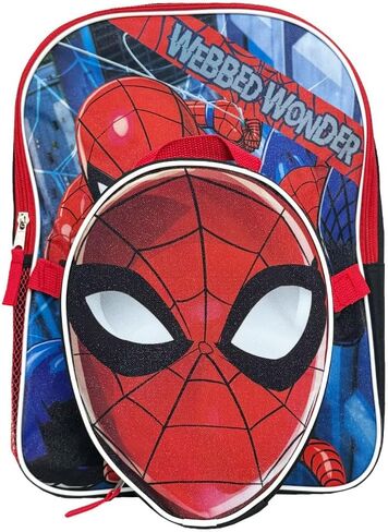 حقيبة ظهر Fast Forward Marvel Spiderman وصندوق غداء قابل للفصل - 15 بوصة - Webbed Wonder - أشرطة قابلة للتعديل in Saudi Arabia