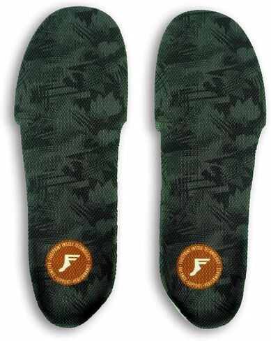 FP Insoles Gamechangers Elite Heat Moldable Shoe Inserts-Custom Orthotics for Plantar Fasciitis, Flat Feet & Shock Absorption-Dark Grey Camo-Men’s 6/6.5, Women’s 8/8.5 in Saudi Arabia