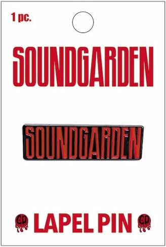 C&D Visionary Soundgarden Logo Metal Lapel Pin, Red, Black in Saudi Arabia