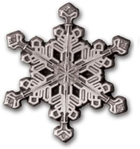 Snowflake Pewter Lapel Pin ORP252 IMC-Retail in Saudi Arabia