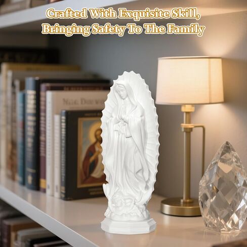 تماثيل فيرجن دي غوادالوبي، تمثال مريم العذراء مقاس 17.78 سم صغير حديث لديكور المنزل المكسيكي تمثال مريم الأم تمثال مسيحي مصغر in Kuwait