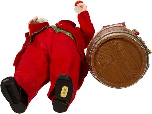 Kurt S. Adler 10.5-Inch Fabriché Wine Tasting Santa, 2 Piece Set in Saudi Arabia