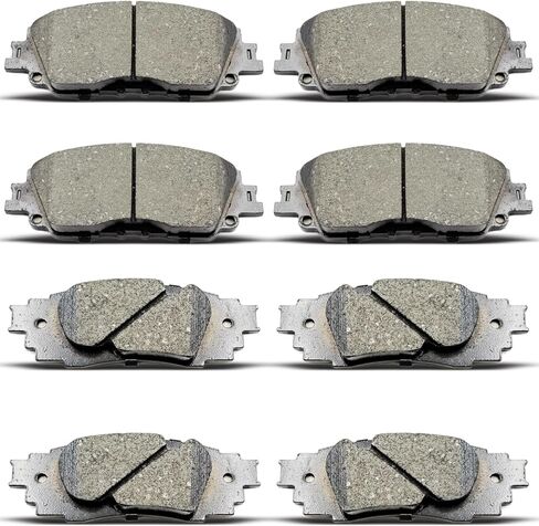 8PCS Front Rear Ceramic Brake Pads Replacement Kit Fits 2014-2020 For Nissan Rogue,2017-2022 For Nissan Qashaqai/Rpgue Sport(D1737 D905) in Saudi Arabia