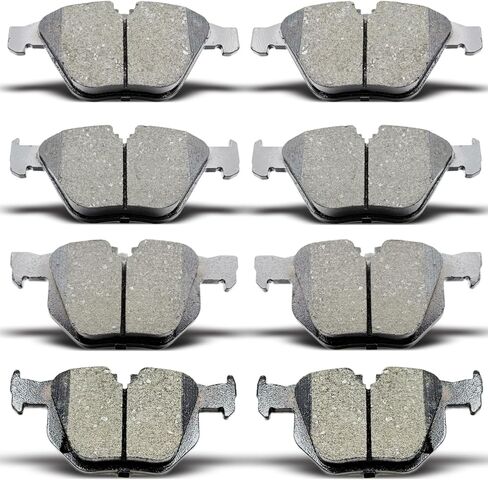 8PCS Front Rear Ceramic Brake Pads Replacement Kit Fits 2014-2020 For Nissan Rogue,2017-2022 For Nissan Qashaqai/Rpgue Sport(D1737 D905) in Saudi Arabia