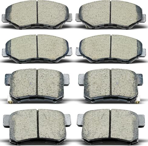8PCS Front Rear Ceramic Brake Pads Replacement Kit Fits 2014-2020 For Nissan Rogue,2017-2022 For Nissan Qashaqai/Rpgue Sport(D1737 D905) in Saudi Arabia