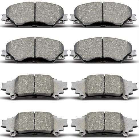 8PCS Front Rear Ceramic Brake Pads Replacement Kit Fits 2014-2020 For Nissan Rogue,2017-2022 For Nissan Qashaqai/Rpgue Sport(D1737 D905) in Saudi Arabia