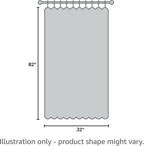 NICETOWN Thermal Insulated Door Curtain, Energy Saving Thick Waterproof Curtains for Snow Rain Weather, 32"x82" Blackout Draft Stopper with 3 Hanging Ways, Doorway Bedroom Window, Grey, 1 Panel in Saudi Arabia
