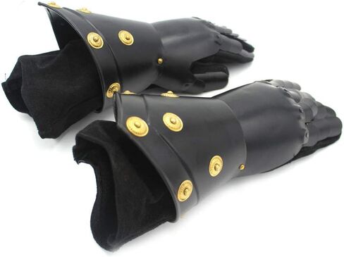 Medieval Warrior Brand Metal Gothic Knight Gauntlets – Wearable Steel Armor Gloves for LARP, Cosplay & Renaissance Costume in Kuwait