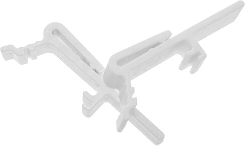 PIYANYO Vertical Blind Replacement Clamps Curtain Box clamp Brackets and dust Cover Brackets Universal Track Installation Clamps Suitable for top Rails of 1-1/2 inches and 1-9/16 inches 12pcs in Saudi Arabia