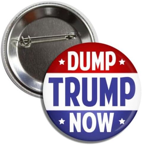 Political Movement Button, Round Badge Pin, Dump Trump Now Resist 2.25 Inches in Saudi Arabia