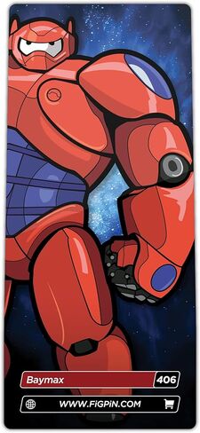 FiGPiN Classic Disney - Baymax [Armor] #406 Big Hero 6 3" Enamel Collector Pin in Kuwait