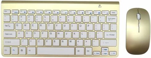USonline911 Premium Quality Black Wireless Keyboard and Mouse, Wireless Mouse and Keyboard Combo, 2.4GHz Silent USB Wireless Keyboard Mouse Combo Waterproof for PC Desktops Computer, Laptops, Windows in Saudi Arabia