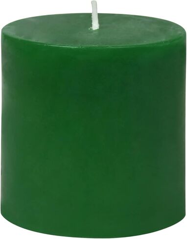 3 Inch Hunter Green Pillar Candle in Saudi Arabia