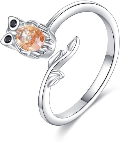 Sunflower Ring 925 Sterling Silver Spinner Ring Sunflower Jewelry Gifts for Women in Saudi Arabia