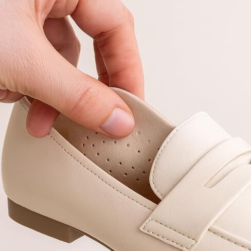 3 Pairs Forefoot Cushion Inserts for Women Shoes, Sandals Forefoot Pads for Women High Heels Anti-Slip Insole Pads, Self-Adhesive Shoe Pad Stickers Inside Shoes for Shoe Too Big(Beige White) in Saudi Arabia