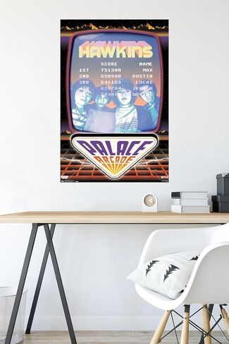 Trends International Netflix Stranger Things: Season 2 - Palace Arcade Wall Poster, 34L x 22.4W, Unframed Version in Saudi Arabia