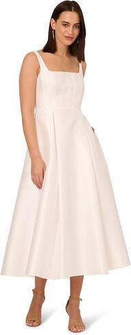 Adrianna Papell Womens Mikado Ankle Dress in Saudi Arabia