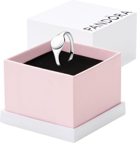 PANDORA Moments Engravable Signet Ring - Sterling Silver Ring - Jewelry for Women - Includes Gift Box in Saudi Arabia