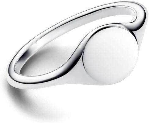 PANDORA Moments Engravable Signet Ring - Sterling Silver Ring - Jewelry for Women - Includes Gift Box in Saudi Arabia