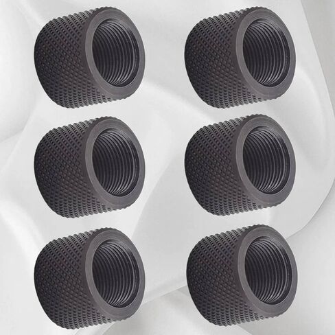 3pcs 1/2x28 تحويل إلى محولات وغسالة 5/8x24thread ، واقي الخيوط مع غسالة سحق (أسود) in Kuwait