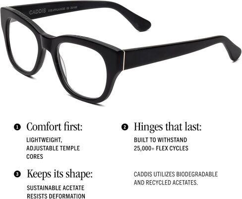 CADDIS Miklos Unisex Reading Glasses with Magnification in Saudi Arabia