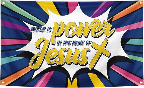 Jesus Loves You Tapestry 3x5 Ft Funny Inspirational Banner - Religious Church Decoration - Bedroom - Outdoor/Indoor Faith Murals and Courtyard Signs (black) in Saudi Arabia