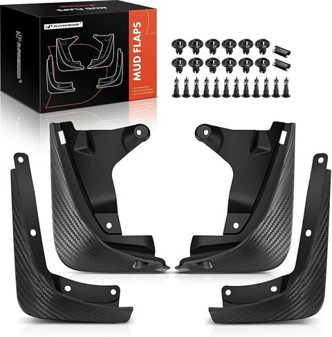 الطوابق الطينية A-premium حرس دفاعي حراس الطين متوافق مع Tesla Model Y 2025 Accessories Mudguards Fender ، لا يوجد شريط ، الأمامي والخلفي (سائق وجانب الراكب) ، أسود ، مجموعة من 4 أجزاء. in Kuwait