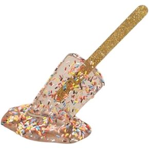 homozy Melted Ice Cream Sculpture, Creative Resin Crafts, Art Decorations, Summer Lollipop Statue, Cool Lollipop, Ornaments of - Clear in Saudi Arabia