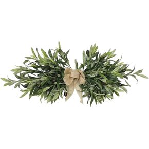 fkngcp Greenery Swag, 24pcs Artificial Olive Flowers with Green Leaves for Wedding Arch Party Wall Home Garden DecorationGreenery Swag in Kuwait