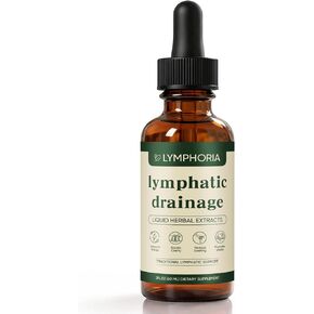 Lymphoria Lymphatic Drainage Drops, Lymphatic System Support, Immune System, Natural Herbal Blends, Vegan & Non-GMO (1) in Saudi Arabia