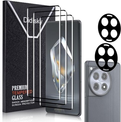 Didisky 2 Pack Screen Protector For Samsung Galaxy Note 10 Plus Tempered Glass,3D Curved Full Coverage, Anti Scratch,Bubble Free, HD Clear,Easy to Install, 9H Hardness in Kuwait