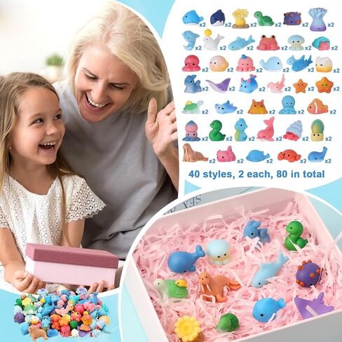 GGSTDDUP 80 Pcs Ocean Mini Resin Animals Mini Resin Figurines Miniature Summer Figurines for DIY Cake Decoration Ornaments Crafts Moss Landscape in Saudi Arabia