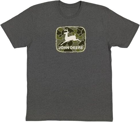 John Deere Men's Camo Logo T-Shirt, Short Sleeve in Saudi Arabia